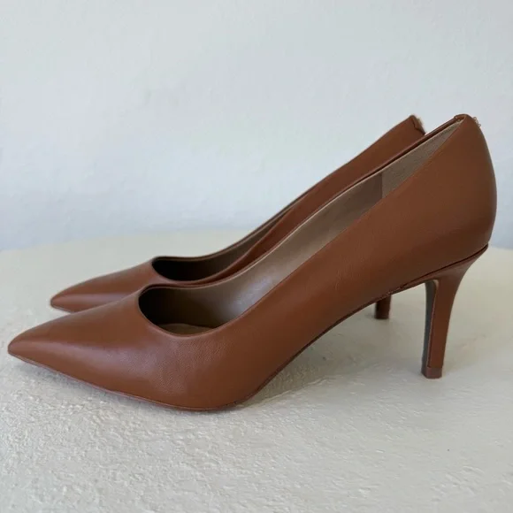 Sam Edelman Vienna Pointed Toe Heel – Saddle Leather – 8.5 Wide - Picture 4 of 9